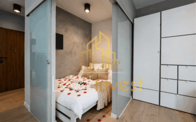 Mieszkanie z&nbsp;ogródkiem na&nbsp;Czyżynach w&nbsp;Krakowie – 35 m², parter, pełne wyposażenie