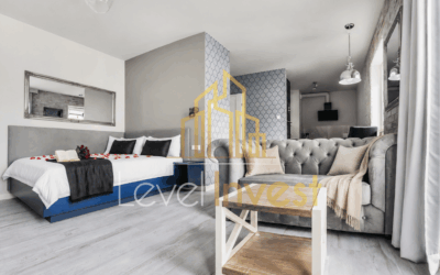 Ekskluzywne studio 36 m² w&nbsp;prestiżowym apartamentowcu – Chmielna 71
