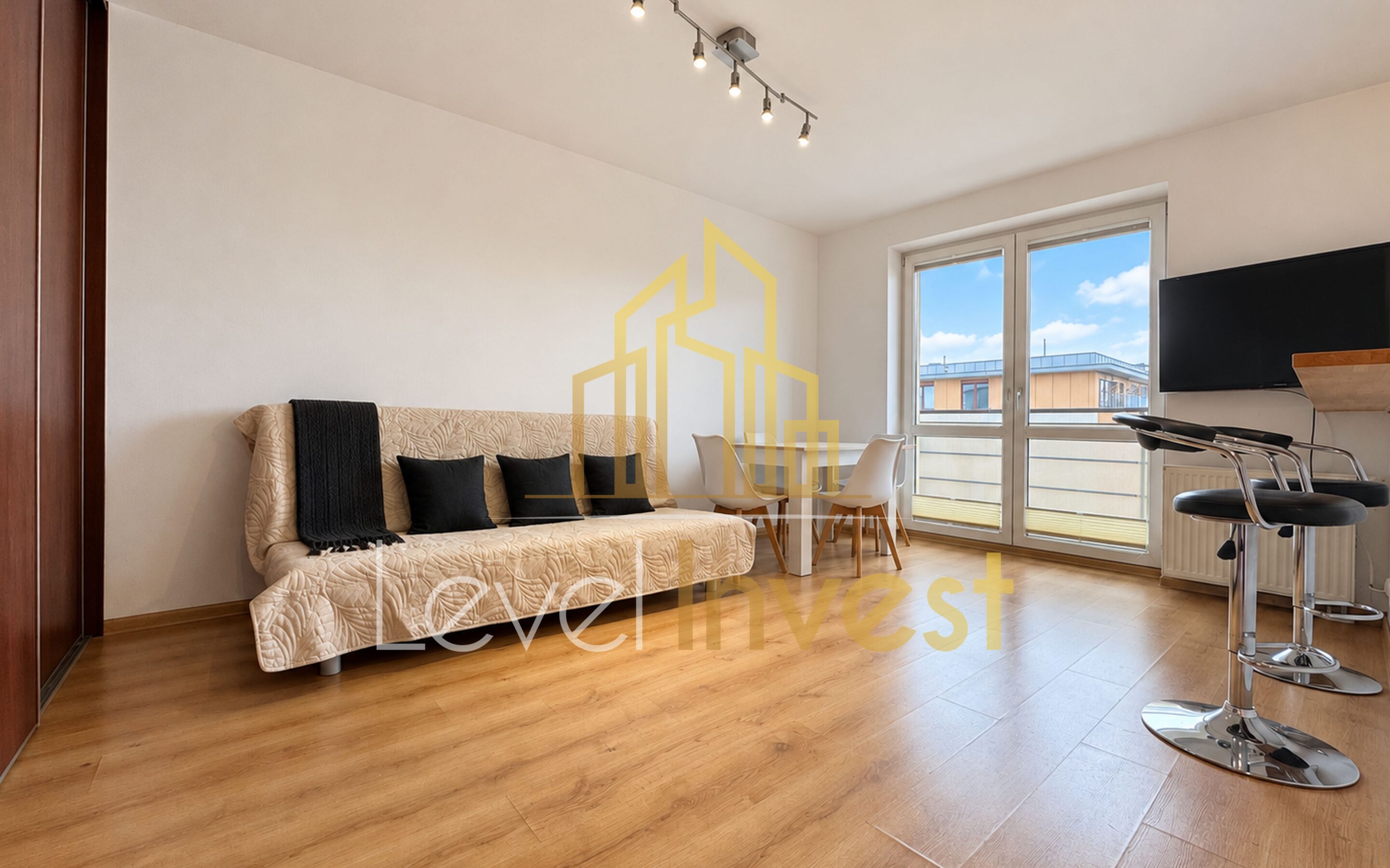 Mieszkanie do wynajęcia Kraków Ruczaj | ul. Czerwone Maki 55 | 29,21 m² | Balkon | Klimatyzacja