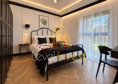 Sypialnia apartamentu w Rezydencji Winter w Gdańsku