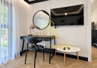 Część jadalniana apartamentu przy ul. Kotwiczników