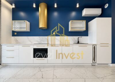 Apartament Sol Marina w Wiślince — aneks kuchenny