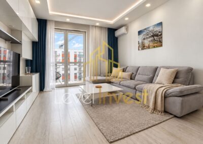 Apartament Young City Warszawa — salon