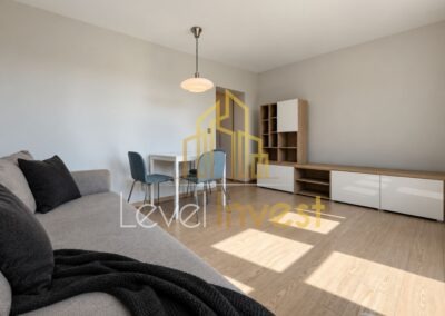 Salon z jadalnią – Kraków, mieszkanie przy ul. Jerzmanowskiego 32