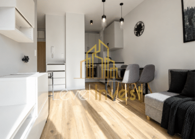 Mieszkanie przy Jana Czochralskiego 9, Wrocław — zdjęcie z logo Level Invest