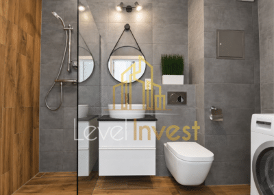Mieszkanie przy Jana Czochralskiego 9, Wrocław — zdjęcie z logo Level Invest